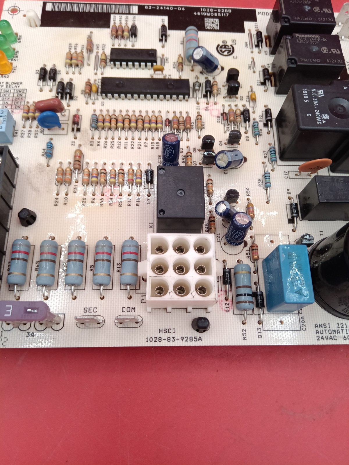 62-24140-04 Gas furnace control board Rheem Ruud 1028-928B