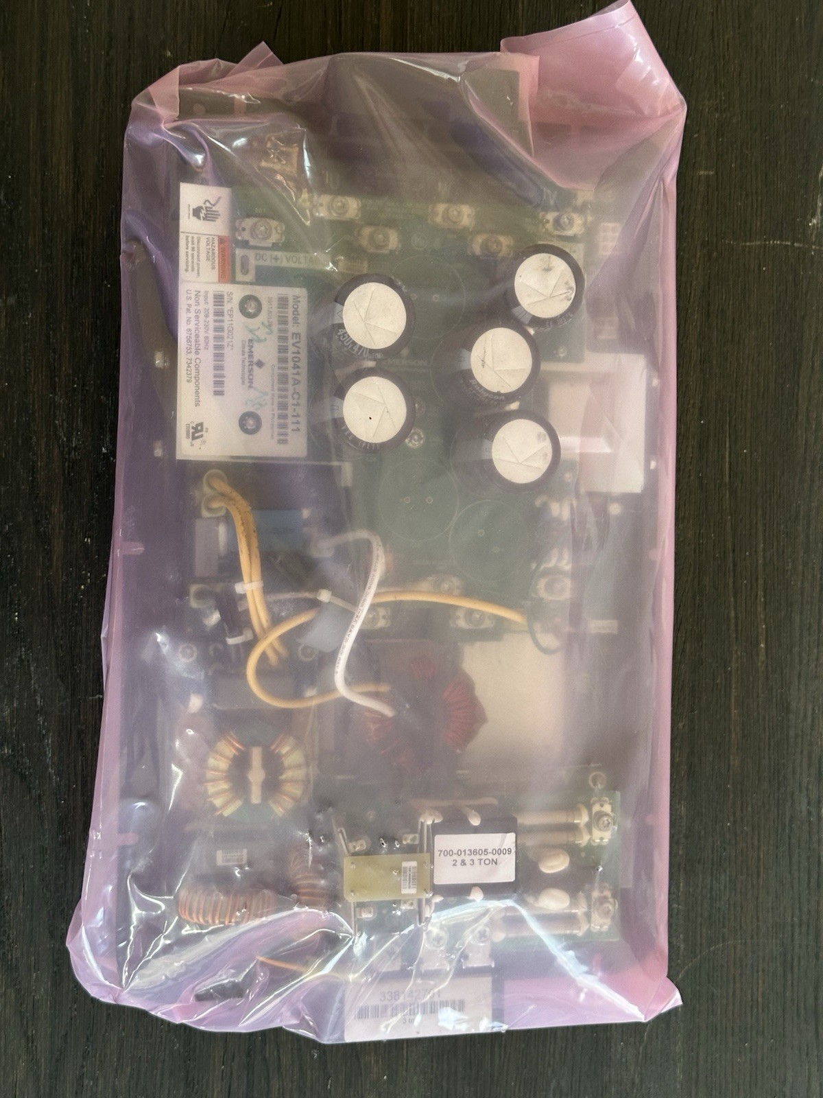 Carrier Bryant Heatpump Emerson EV1041A-C1-111 Inverter Control Board 208–230V