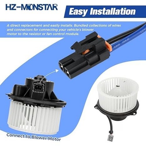 Blower Motor Wiring Harness, 14″ Blower Motor Resistor Connector Compatible with