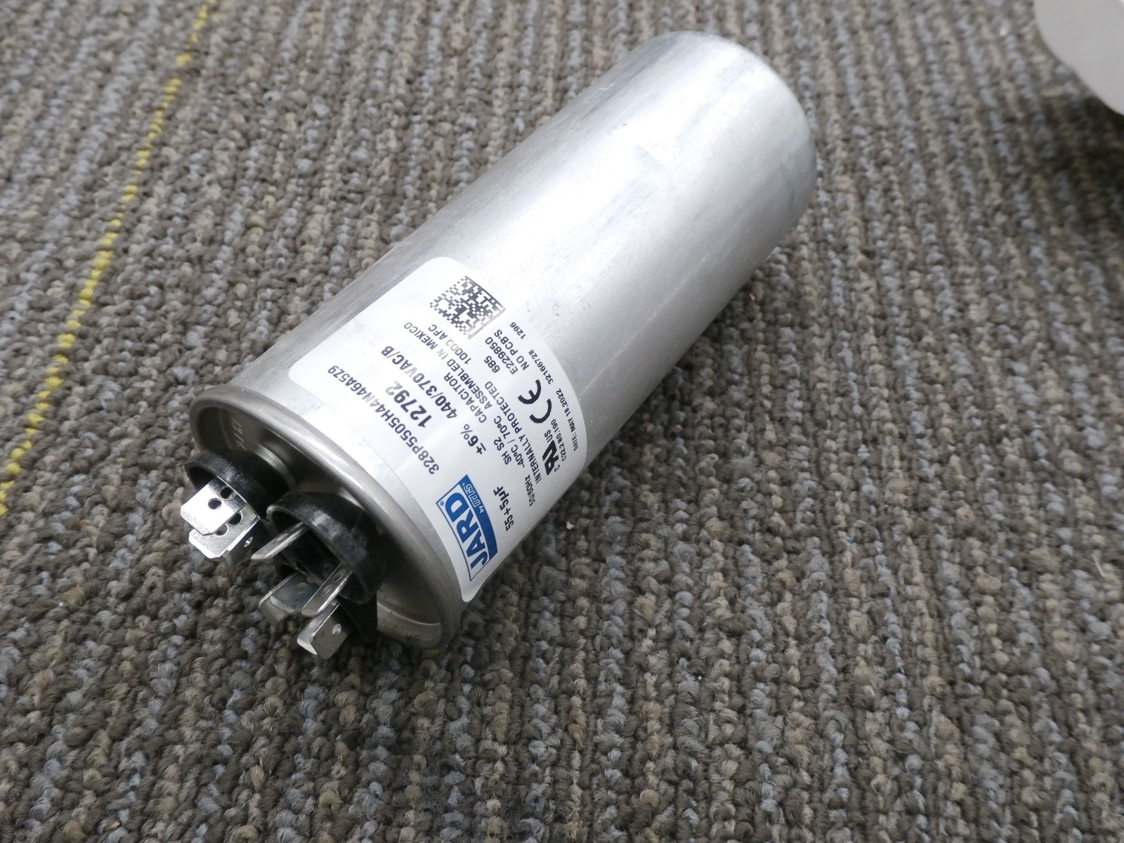 New 8Pack JARD 12792 Motor Run Capacitor 55 + 5 MFD 440/370 VAC Round