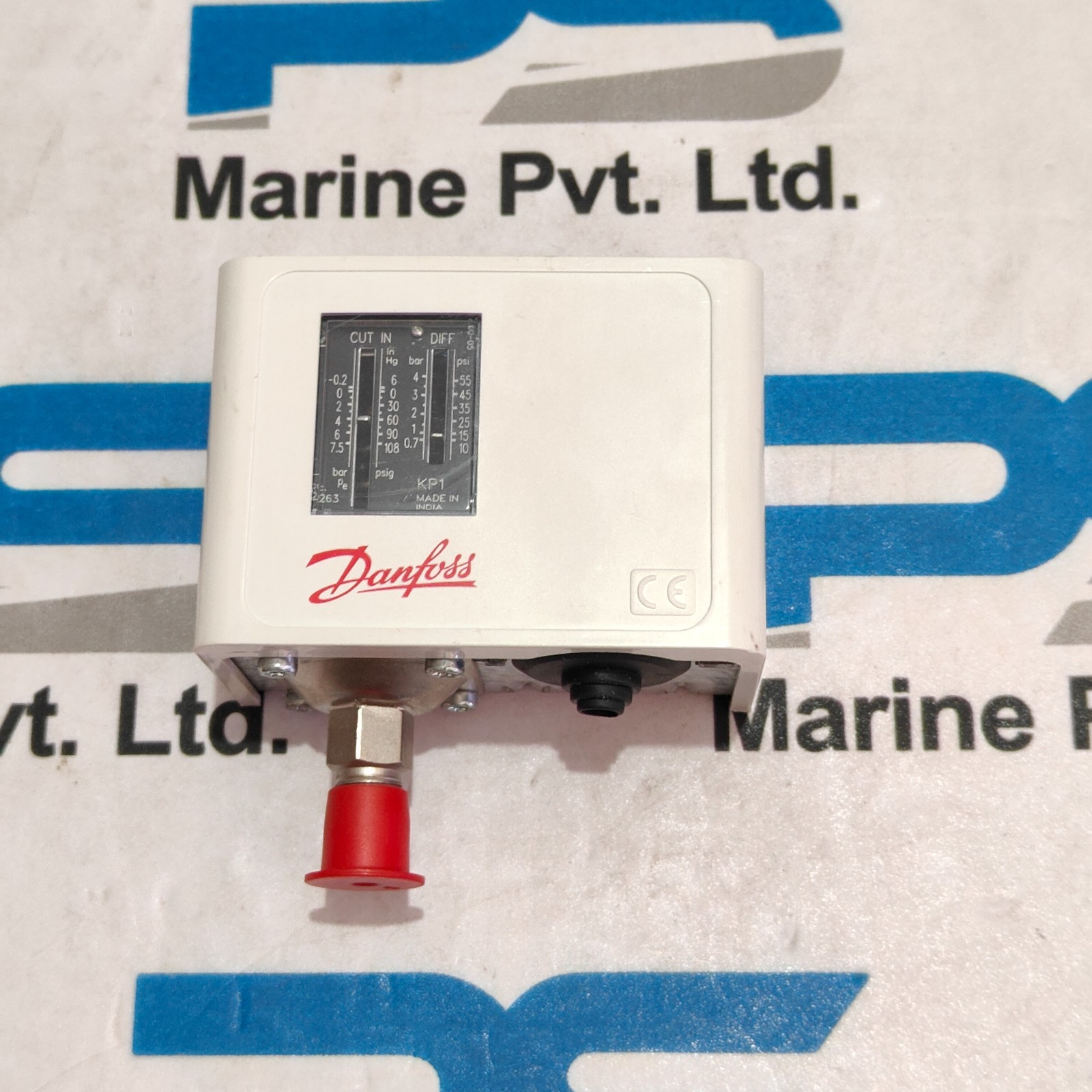 DANFOSS KP 1 LOW PRESSURE CONTROL (RANGE :-0.2-7.5 BAR)