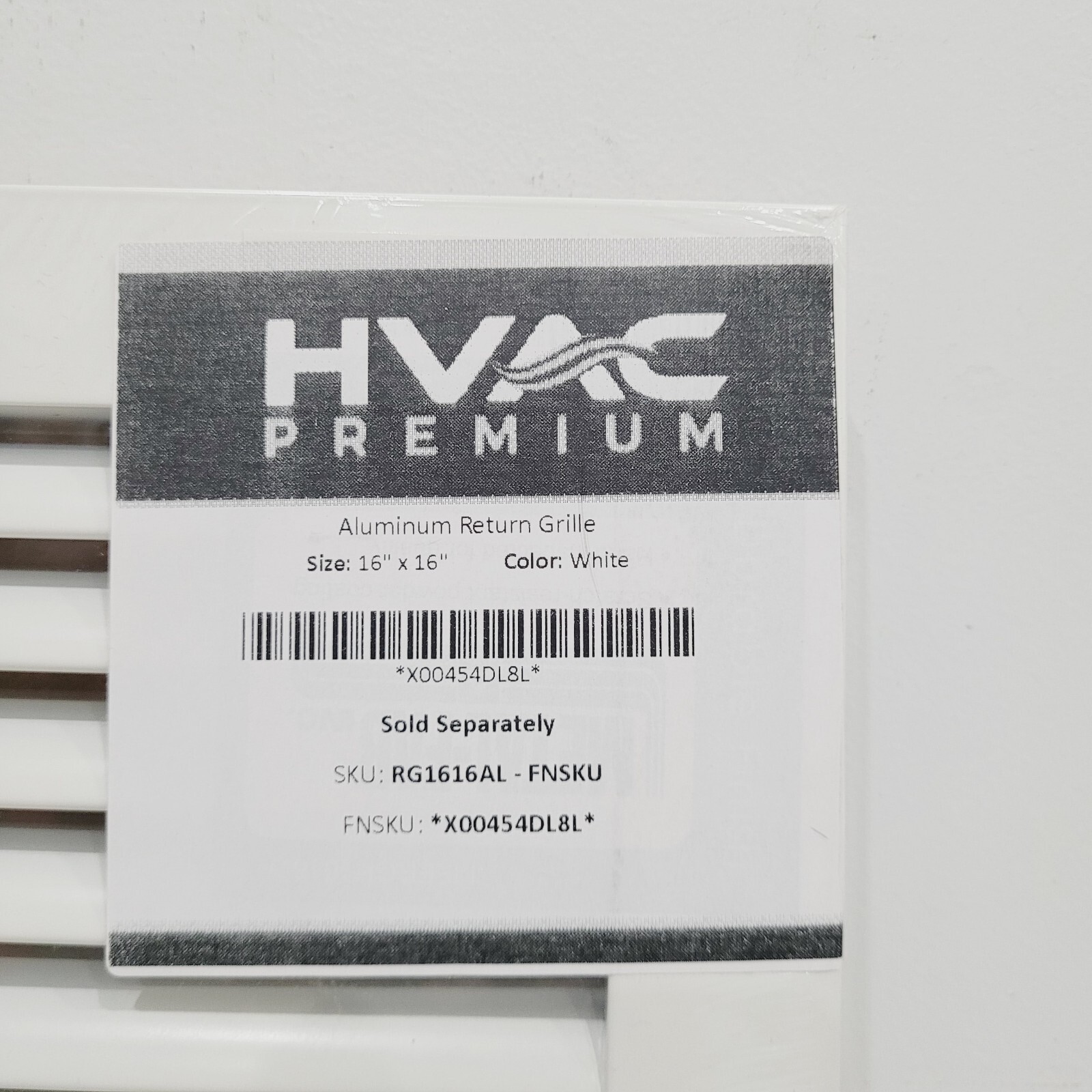 HVAC Premium 16” X 16″ Aluminum Return Grille Easy Air Flow Linear Bar Grilles