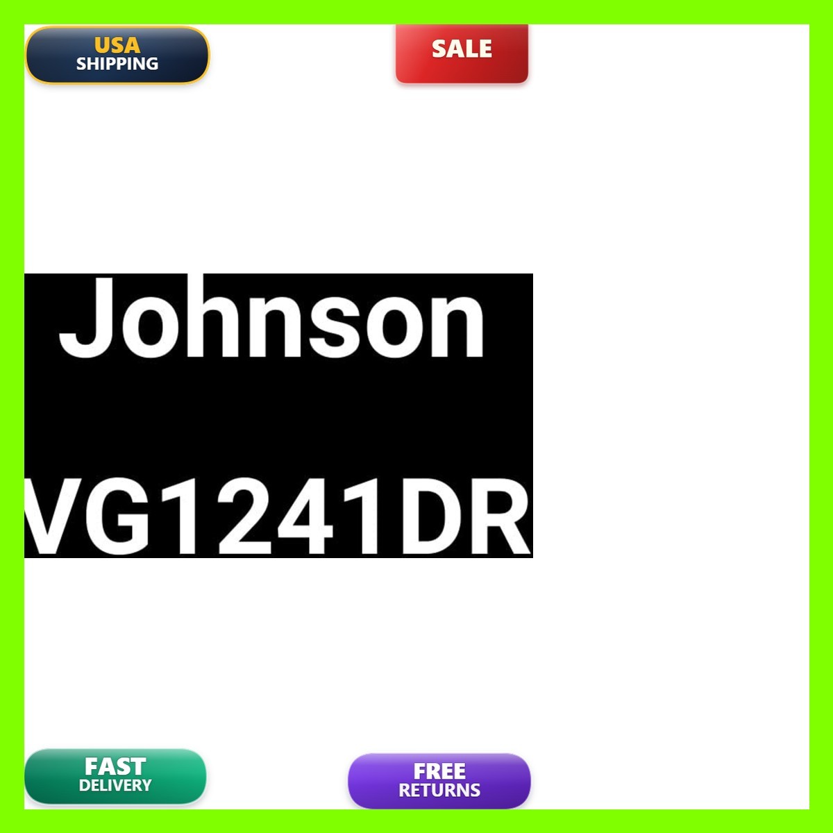 Johnson Controls Vg1241Dr Plated Brass Npt Threaded End Connection Two-Way Ball