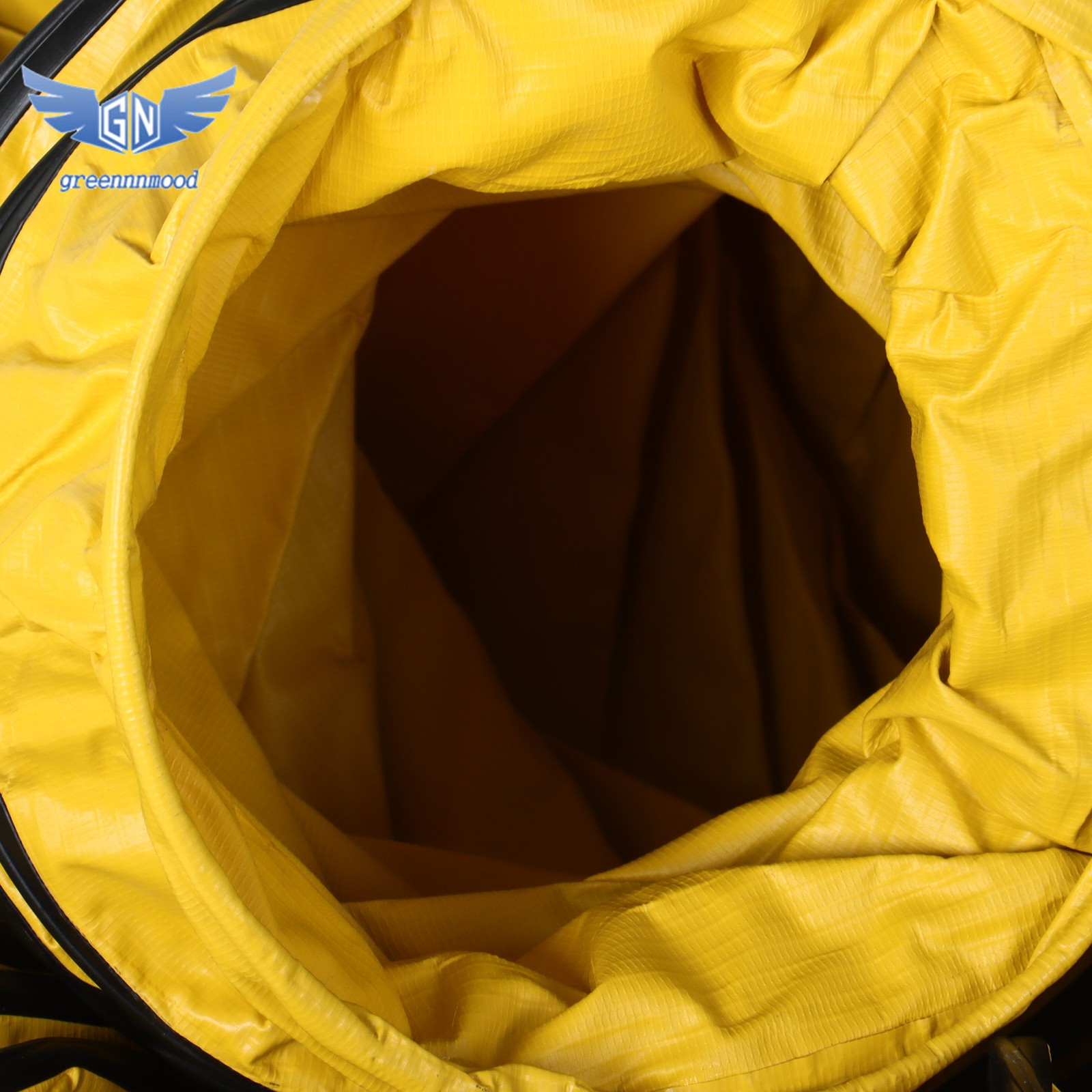 25ft L Φ8Inch PVC Flexible Duct Hosing Retardant with Adjustable Rope & D-Ring