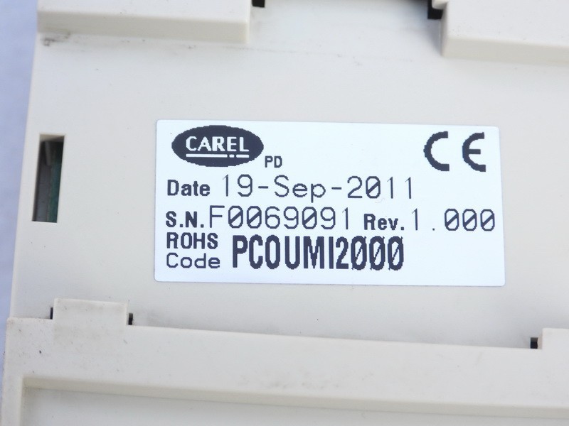 CAREL PCO ROHS CODE PCOUMI2000 REV 1.000 HUMIDIFIER HUMIDITY INTERFACE MODULE