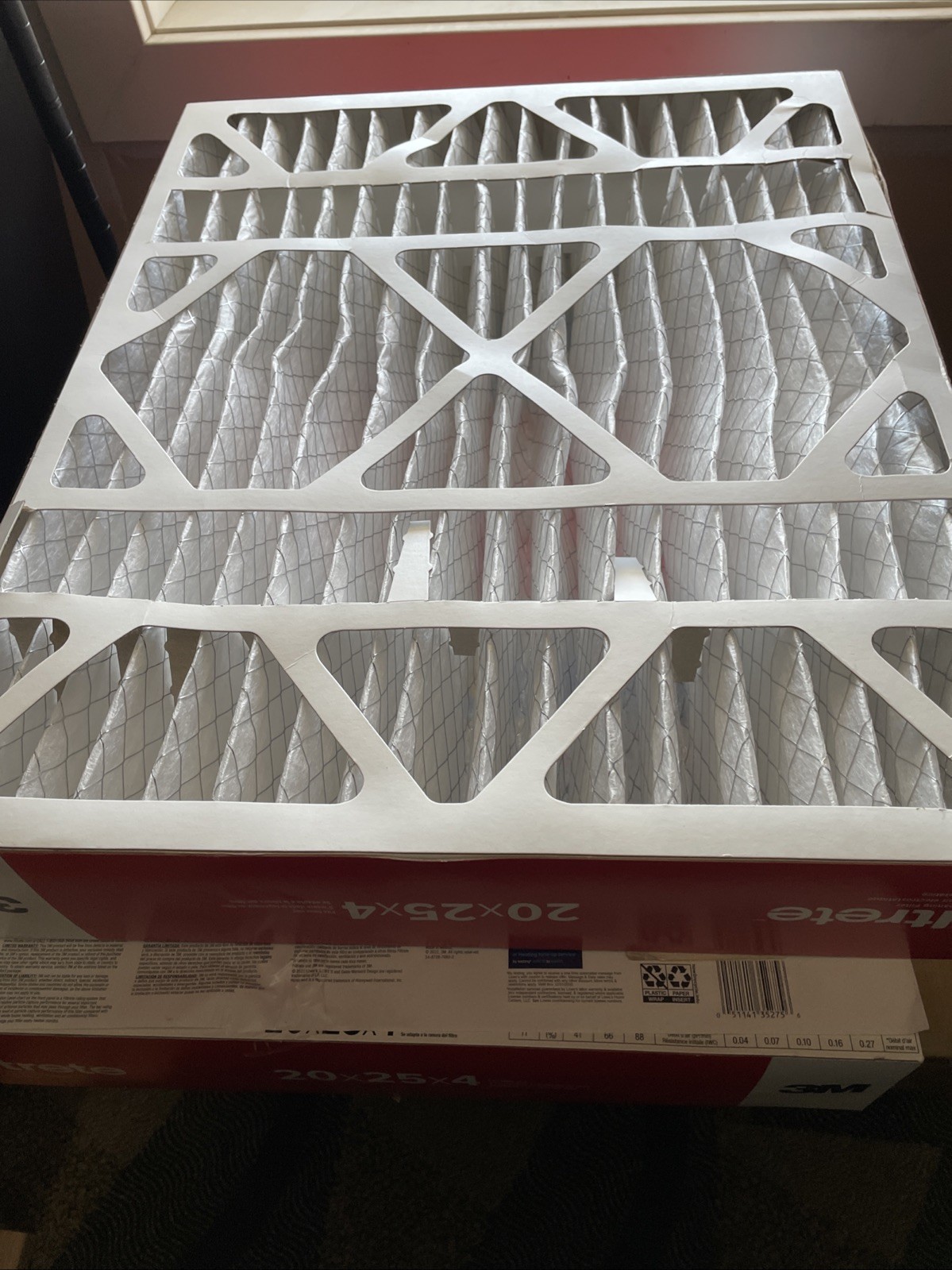 Filtrete 20x25x4 Air Filter MERV 11, MPR 1000 Micro Allergen Defense 2-Pack, …