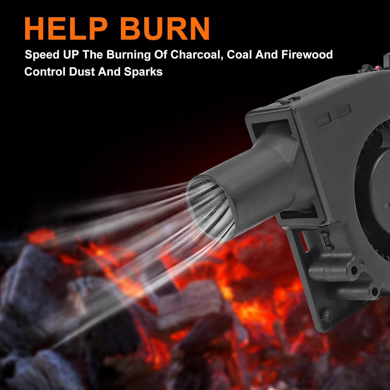 120mm BBQ Fan 12V 4.72in Blower Brushless with 110V/120V Variable Speed Controll