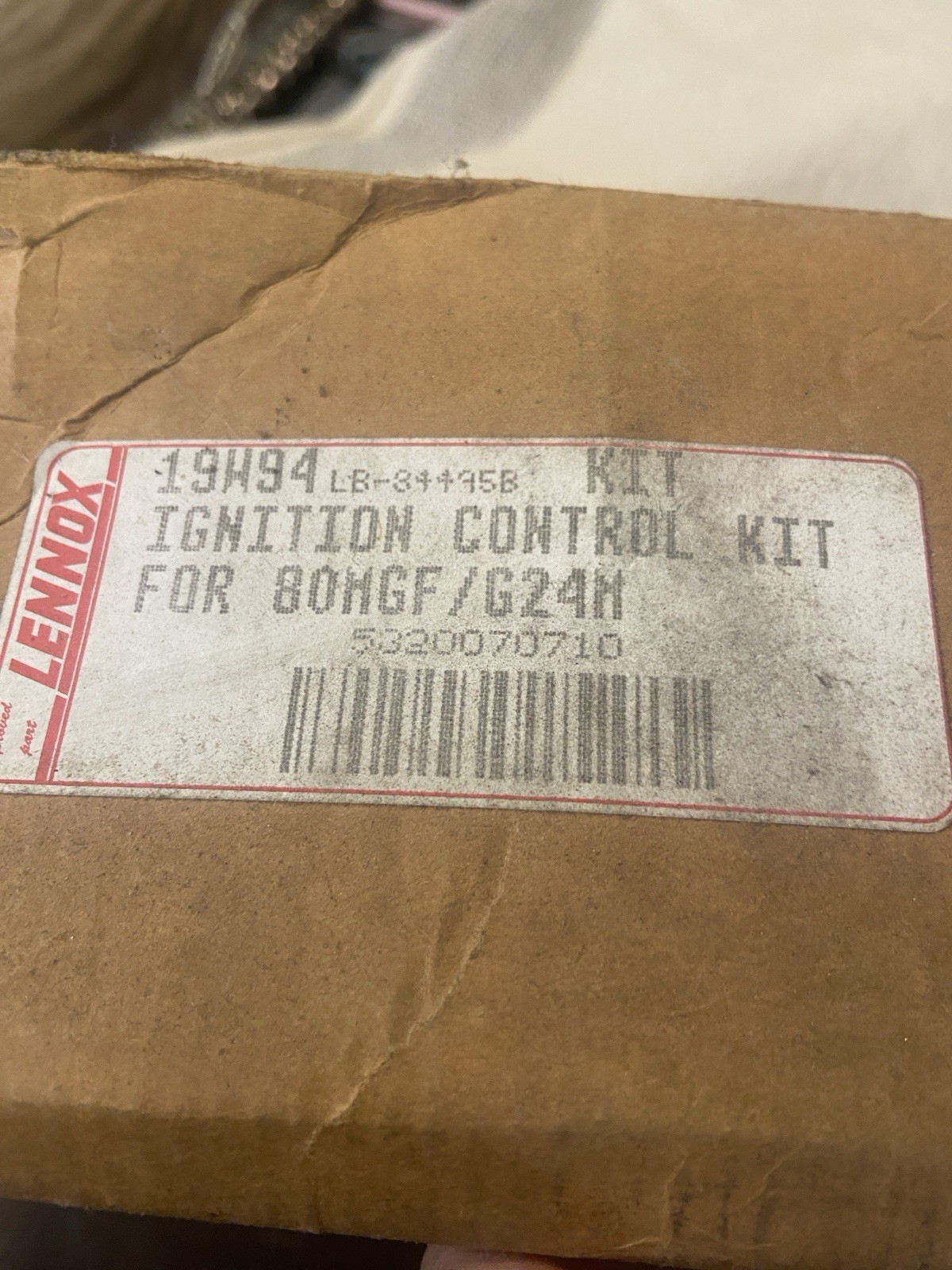 Lennox 19W94 LB34495B Ignition Control Kit
