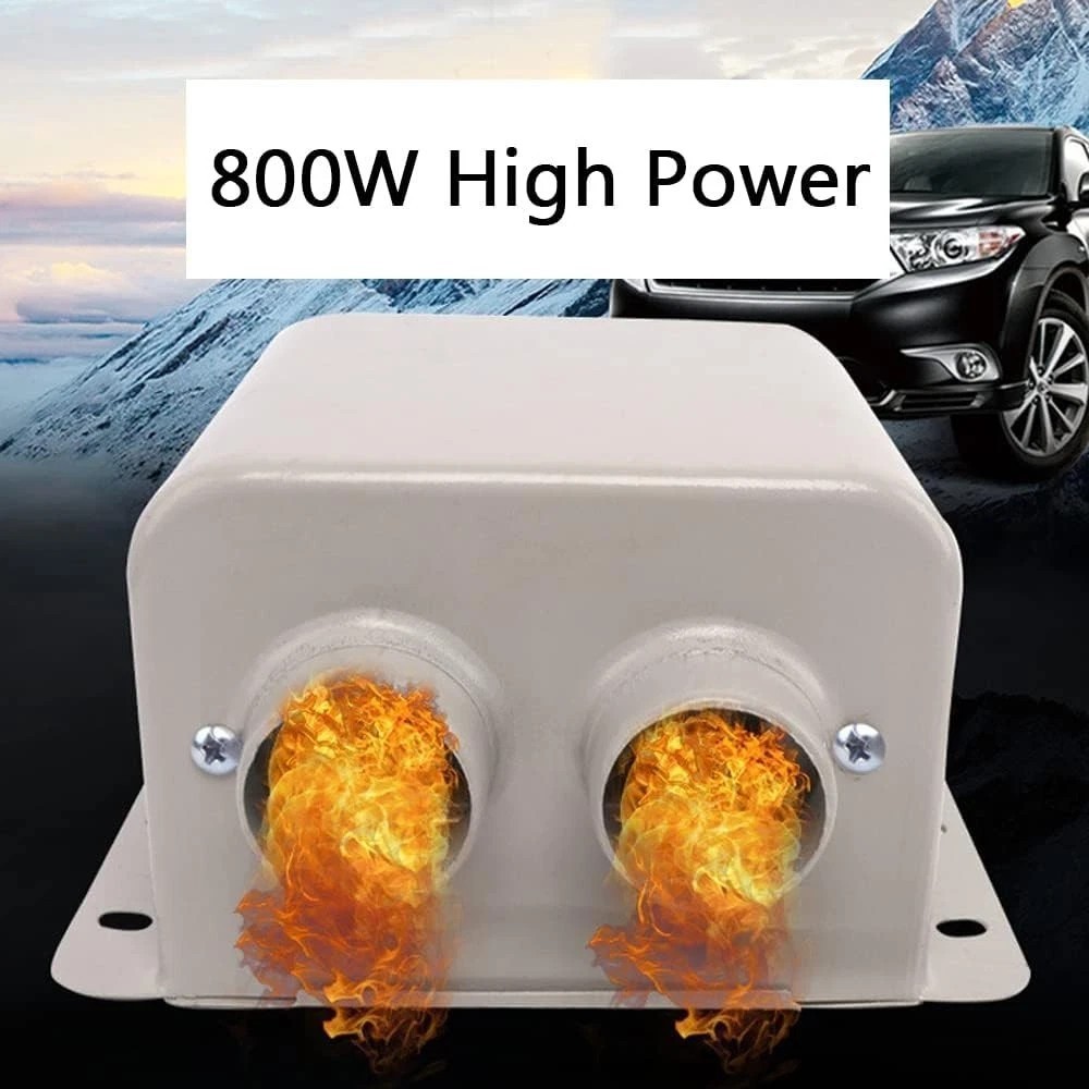 12V 800W Car Heater Battery Powered, Windshield Window Defroster Defogger, Elec
