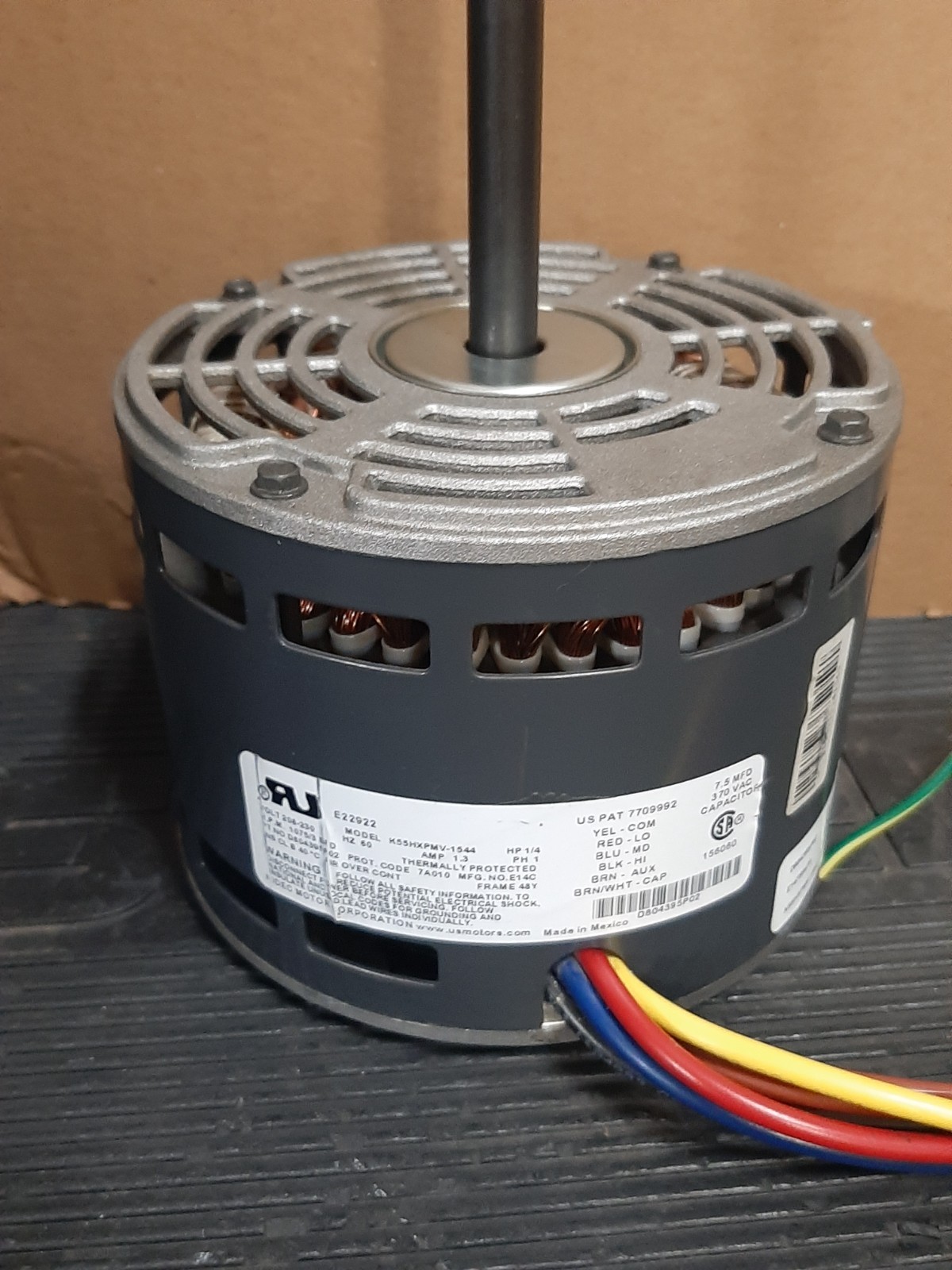 Nidec Motor K55HXPMV-1544 Blower Motor 1/4 hp 208v-230v FAST SHIPPING! ! !