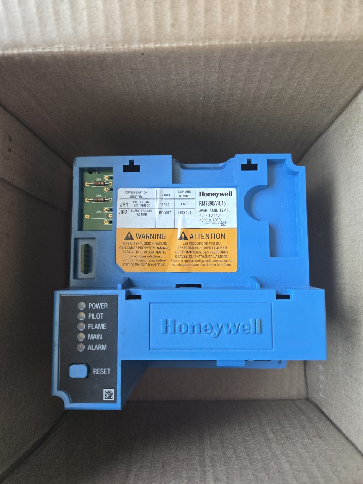 Honeywell RM7895A1014 On-Off Burner Control