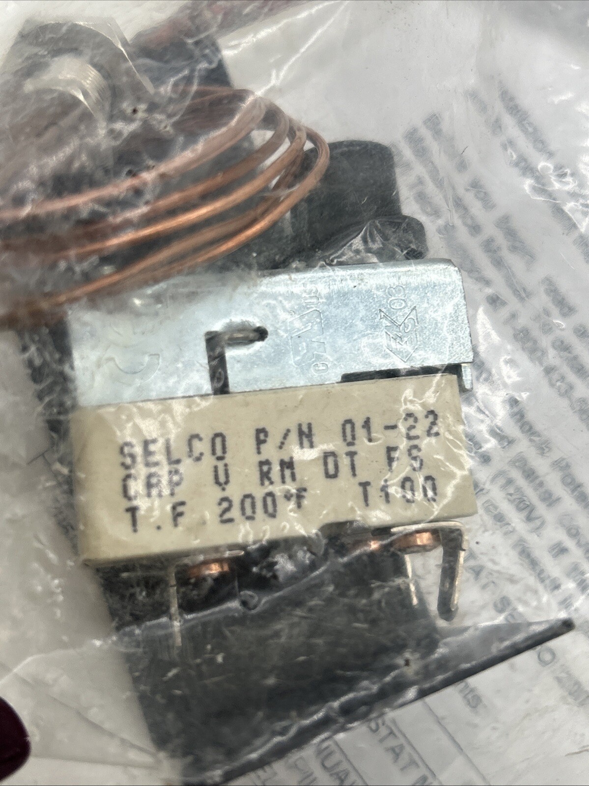 Selco Capillary Thermostat 01-22 See Pics 30 Days Warranty