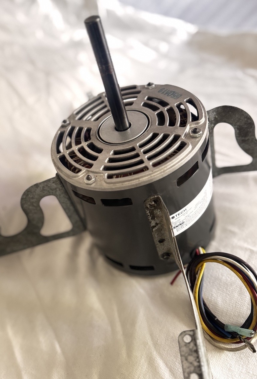PROTECH K55HXDPZ-7023 HVAC Motor 115V 9.5A 1 Phase Thermally Protected Air Over