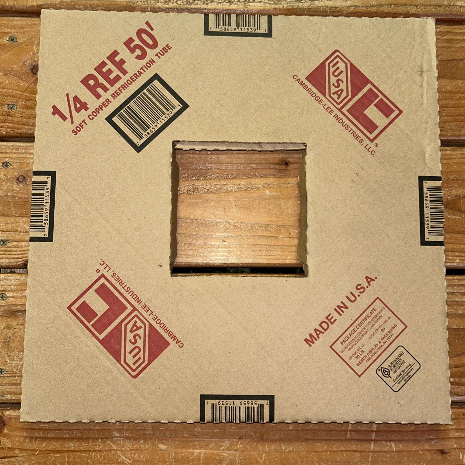 NEW IN BOX- Cambridge-Lee Industries 1/4″ REF 50′ Soft Copper Refrigeration Tube