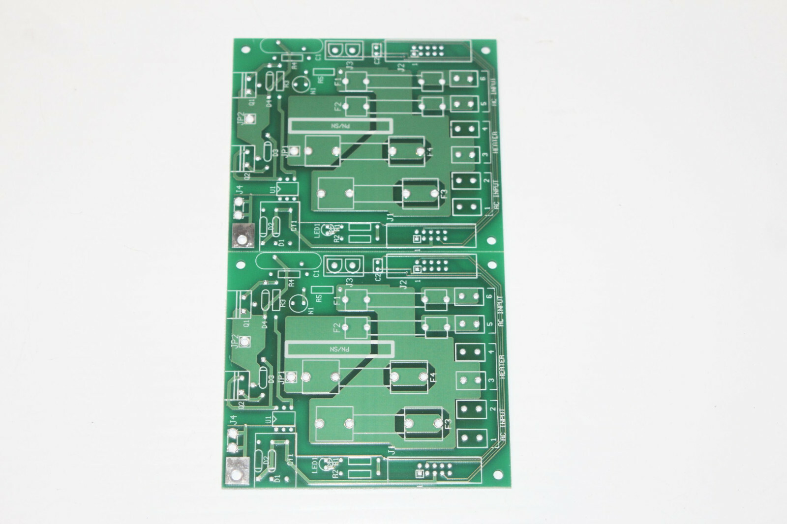 2x Lot – 170690 Rev B Furnace AC Prototype Green PCB Circuit Control Board HVAC
