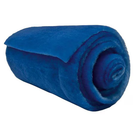 8 In X 85 Ft X 1 In Fiberglass Air Filter Roll, Merv 5, Blue/White (Formerly