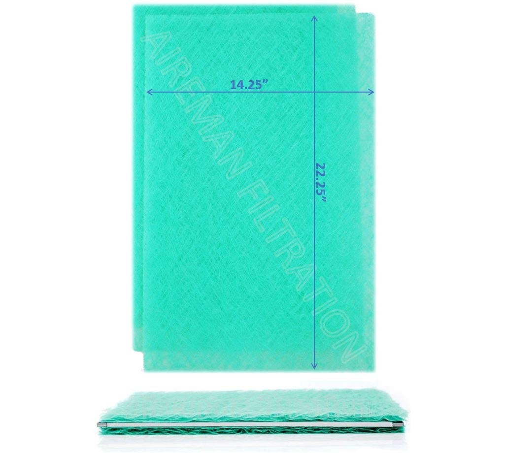 Wingman1 Electronic AC Furnace Air Filter 2 Count (Pack of 1), green