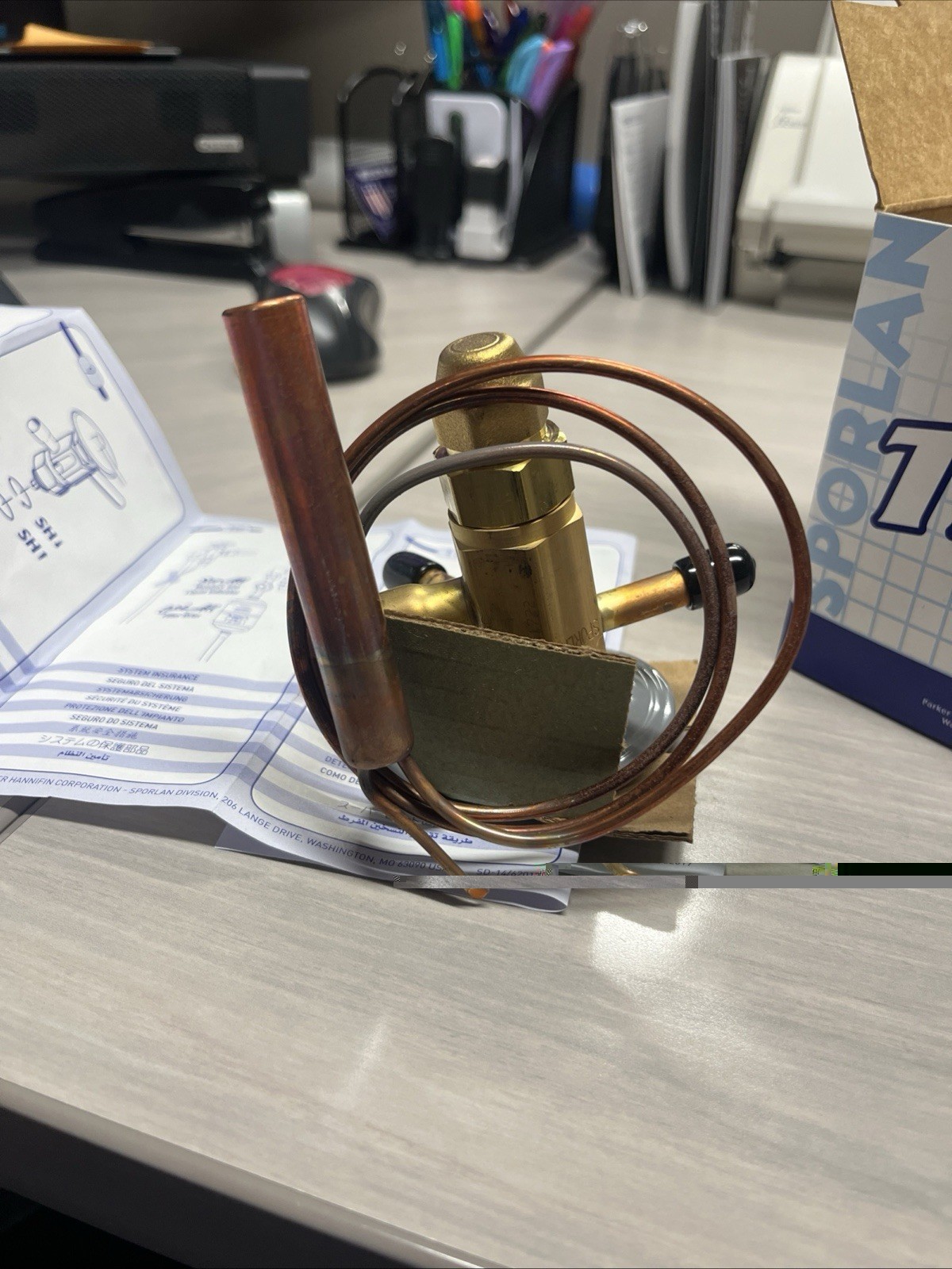 24 Sporlan TXV EFVE 1C 1/4×1/2 ODF SolderStrainer 1/4ODF EXTEQ30″CapillaryTube