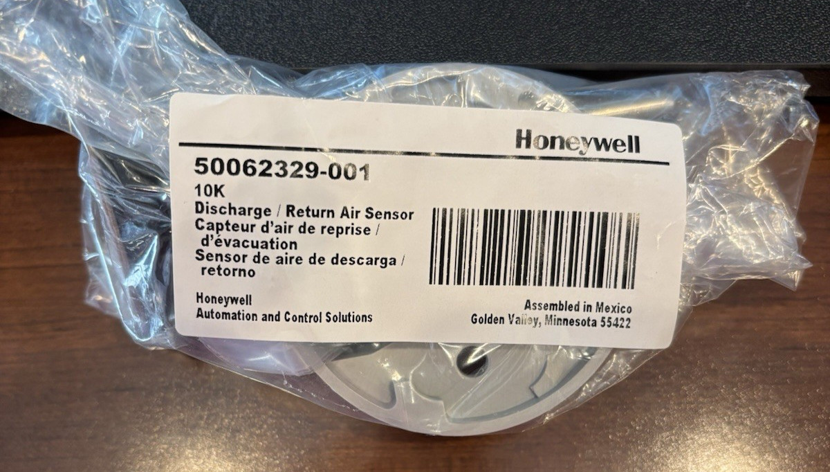 Honeywell Home 50062329-001 10K Discharge/ Return Air Sensor
