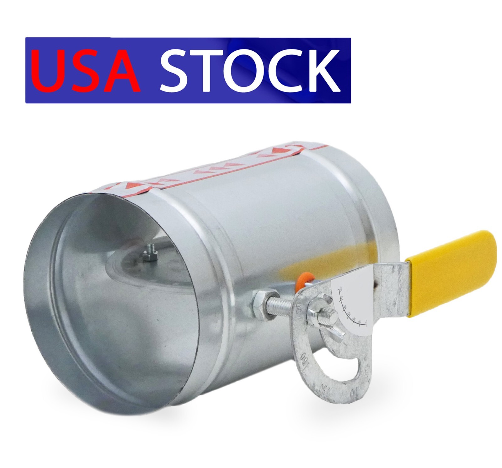 HVAC Duct Manual Volume Backdraft Damper with Adjustment Handle for HVAC Systems