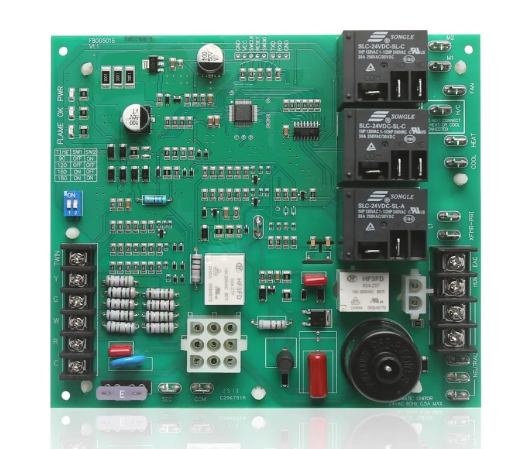 ICM292 Gas Furnace Control Board Rheem Ruud 62-24140-04 / 62-24140-02 / 62-24140