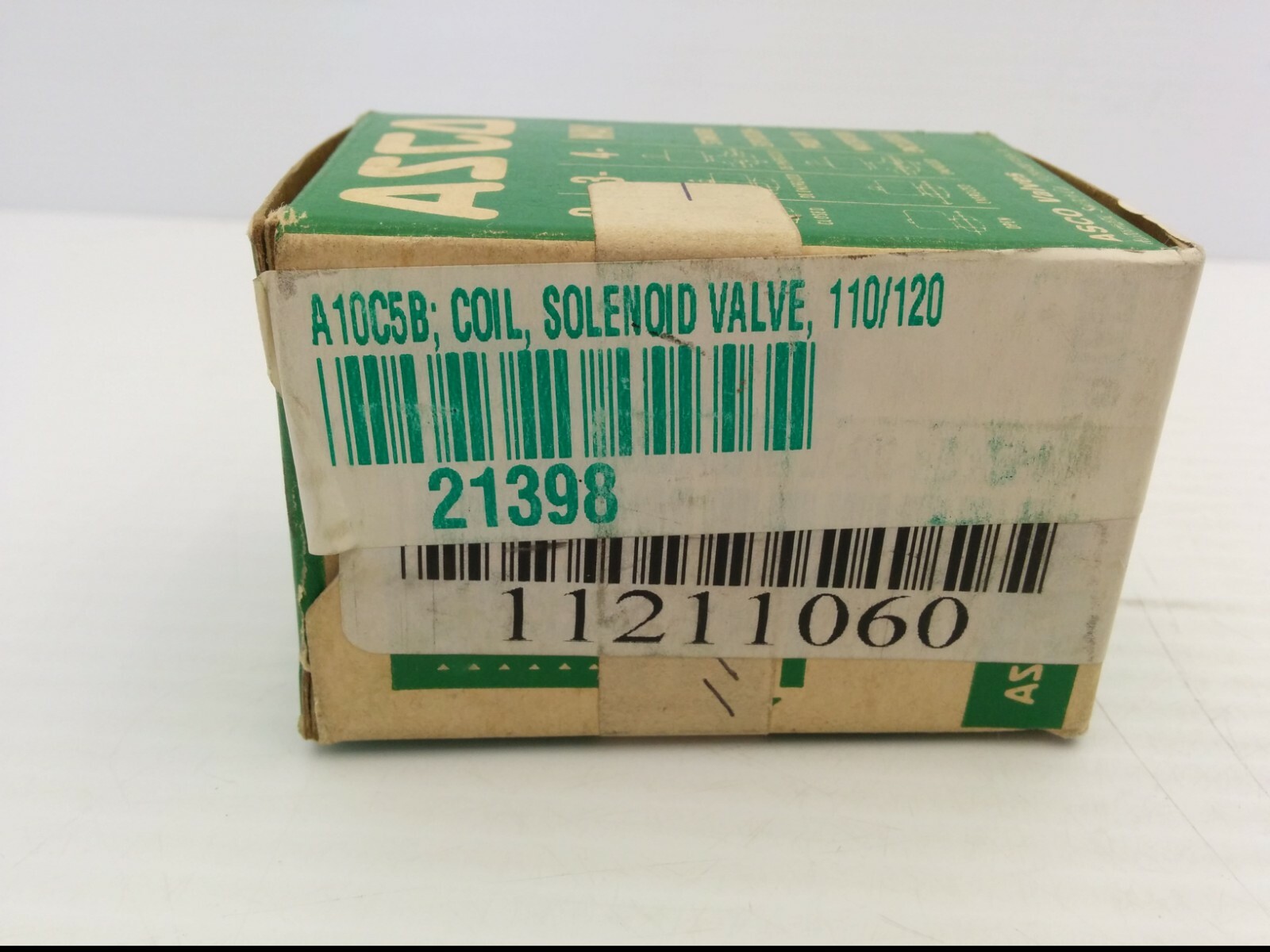 ASCO 27-502-1D SOLENOID VALVE COIL, 120/60 110/50HT, 127/50 HP, MP-C-006-2, NIB
