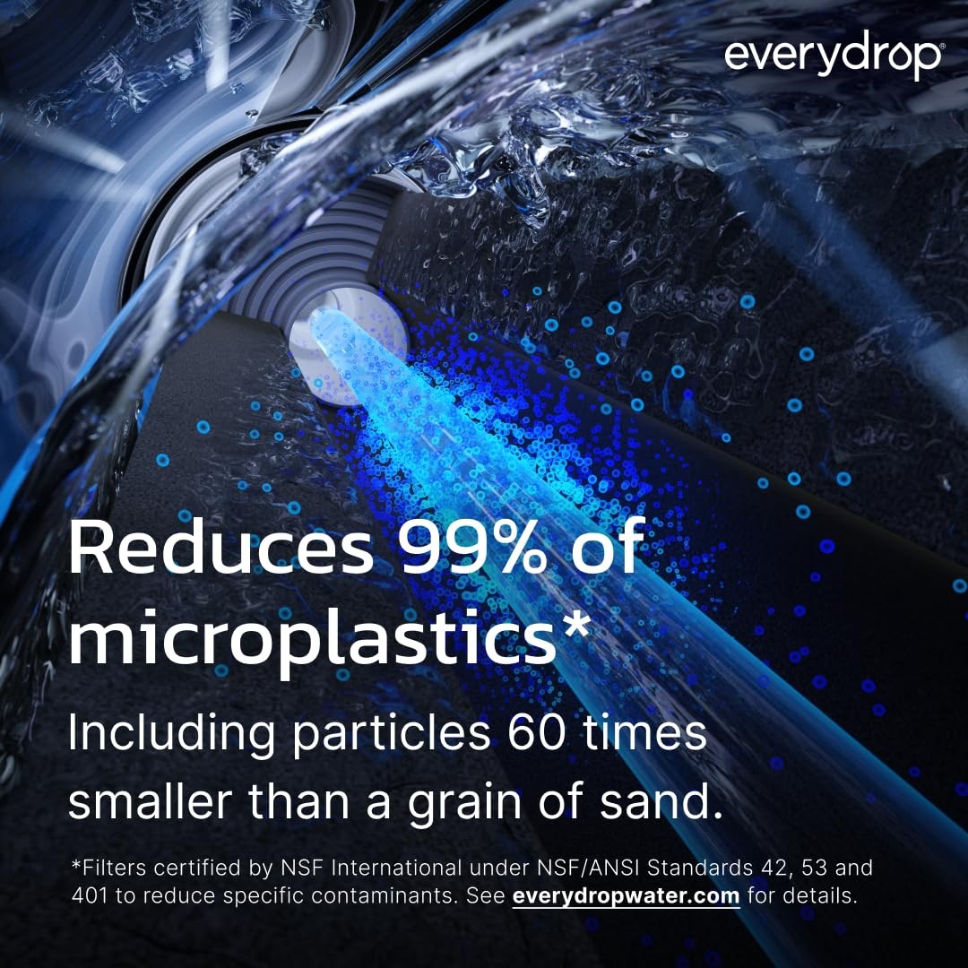 everydrop by Whirlpool Ice and Water 1 Count (Pack of 1), Dark Blue