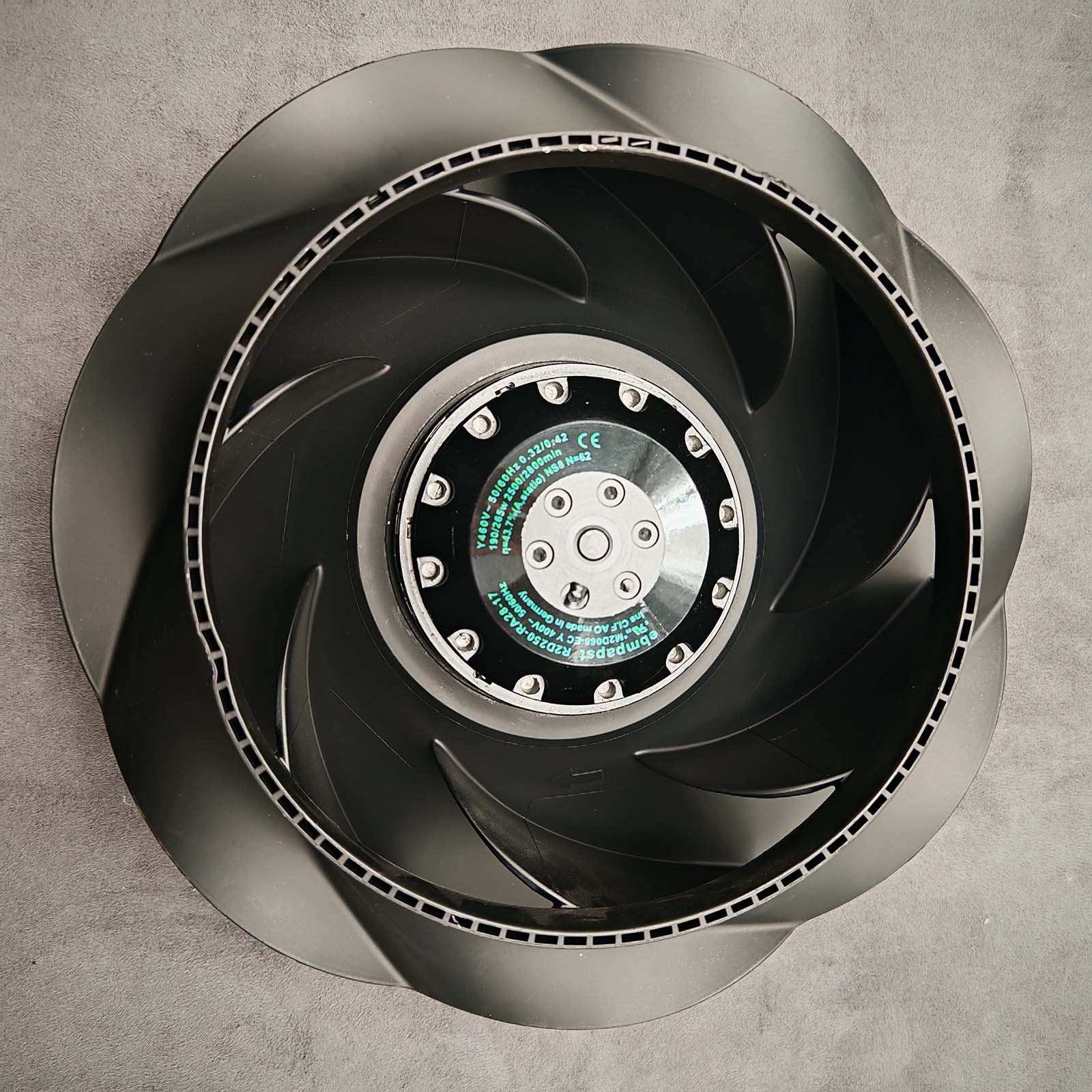 Brand New Centrifugal Fan R2D250-RA28-17 400V 50/60 Hz 190W/265W for Ebmpapst