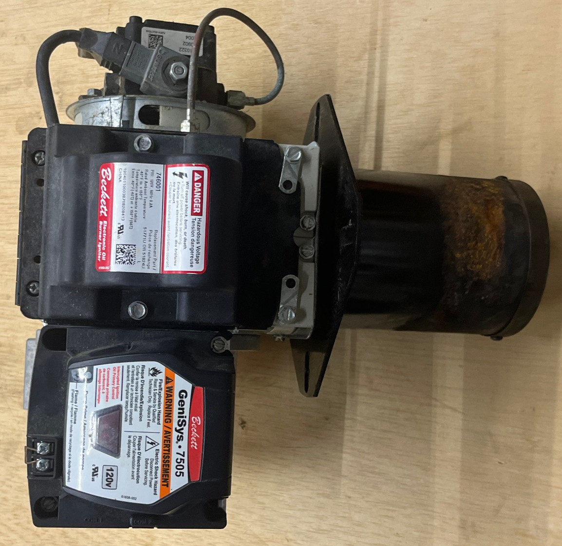 2019 Beckett AFG Oil Burner for Bock 51E Hot Water Heater Complete
