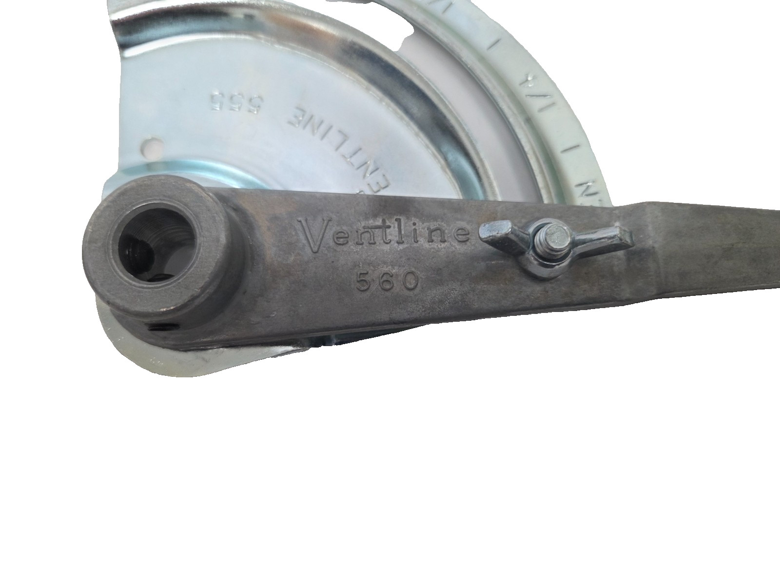 Qty 20 Ventline 555 Steel HVAC Damper Quadrant, 1/2″ Rods + Ventline 560 Handle