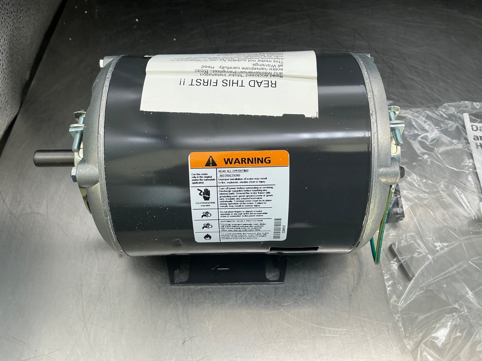 Dayton 3K772BG Belt Drive Fan and Blower Motor 1/2hp, 1725rpm