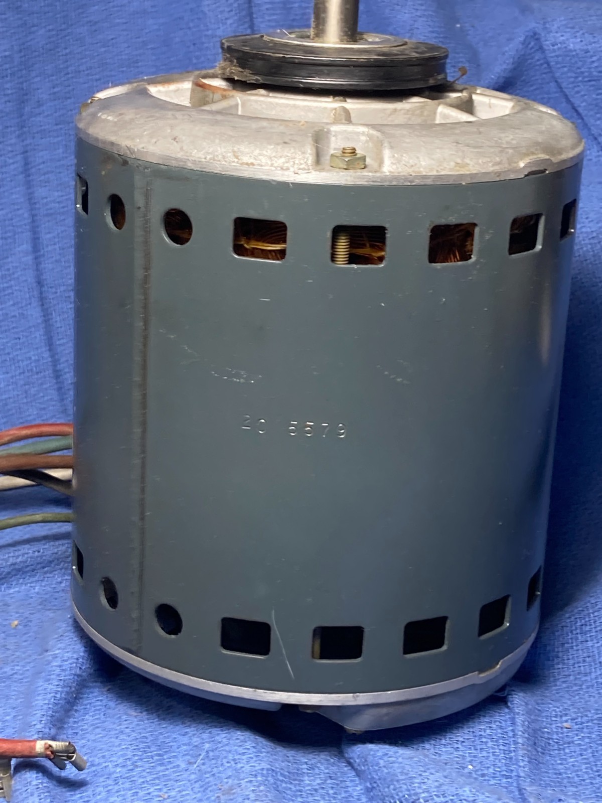 NOS GE HVAC FURNACE Replacement motor 5KCP33PG 557AS MADE IN USA. M-3016-1 AMANA