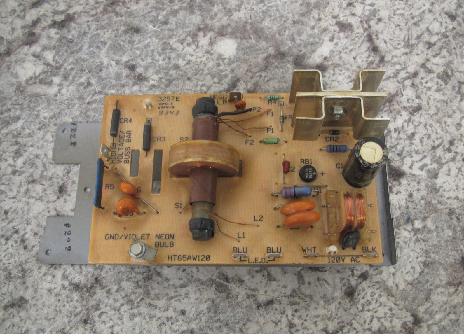 Carrier HT65AW120 A858-0762 322044-701 EAC Air Cleaner Power Pack Circuit Board
