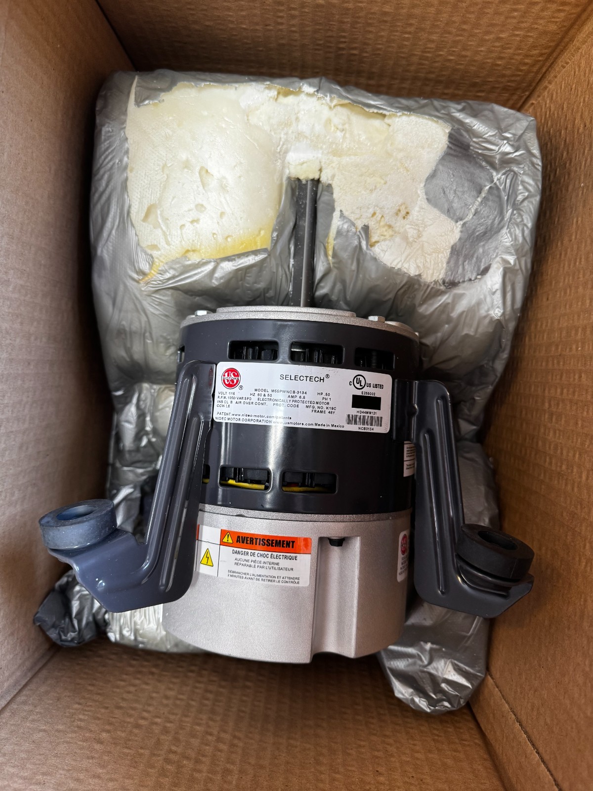 CARRIER HD44MM121 1/2HP Blower Motor **E32**