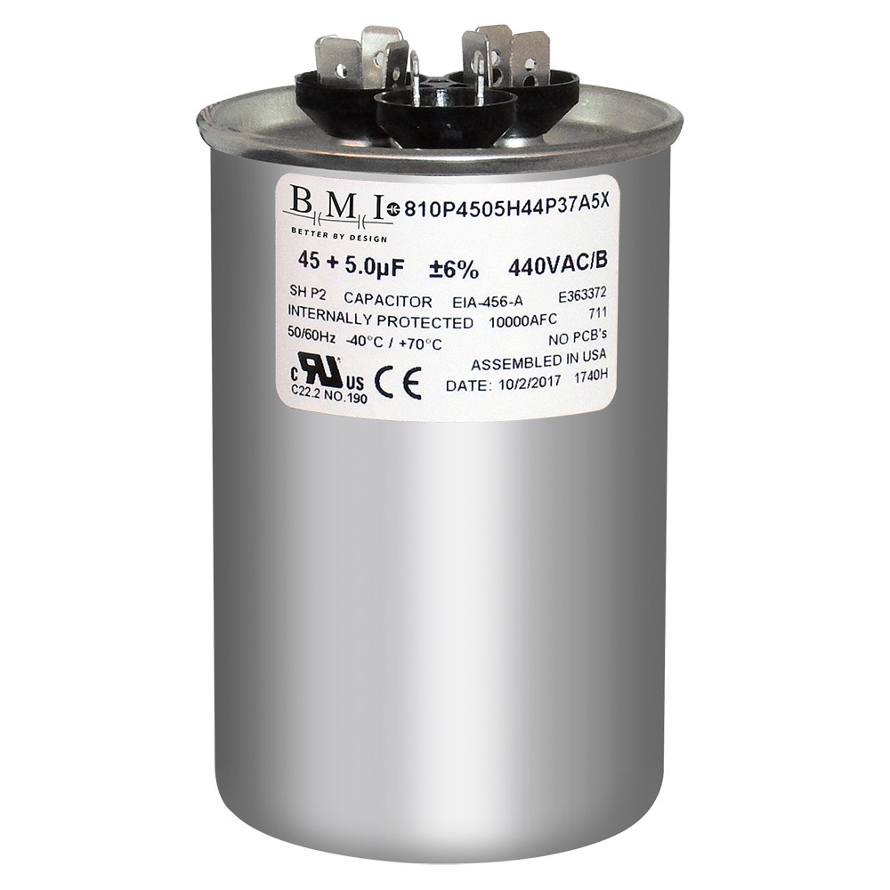 USA 45 + 5 370 or 440 VAC Capacitor replaces Titan TRCFD455 TRCFD455A PRCFD455A