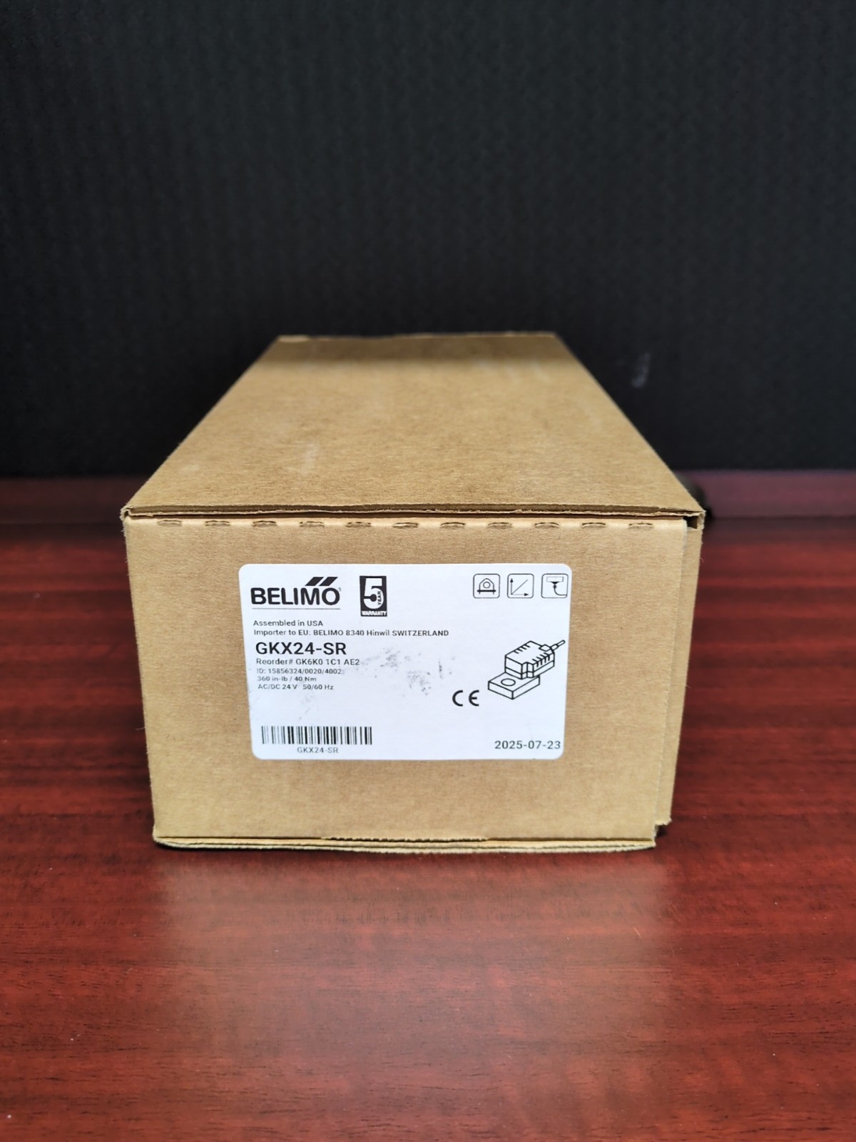 Belimo GKB24-SR 24V 50/60Hz Electronic Fail Safe Damper Actuator