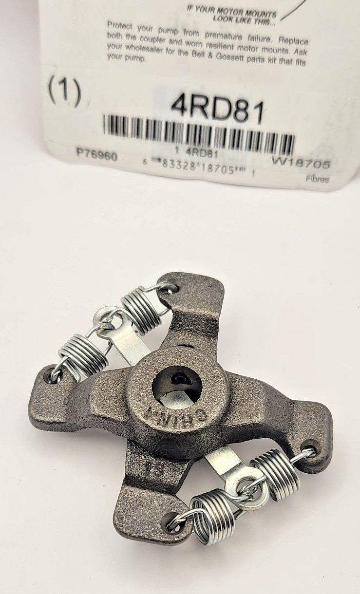Bell & Gossett 118705 Cast Iron Pump Coupler Coupling Assembly Series 100 NEW