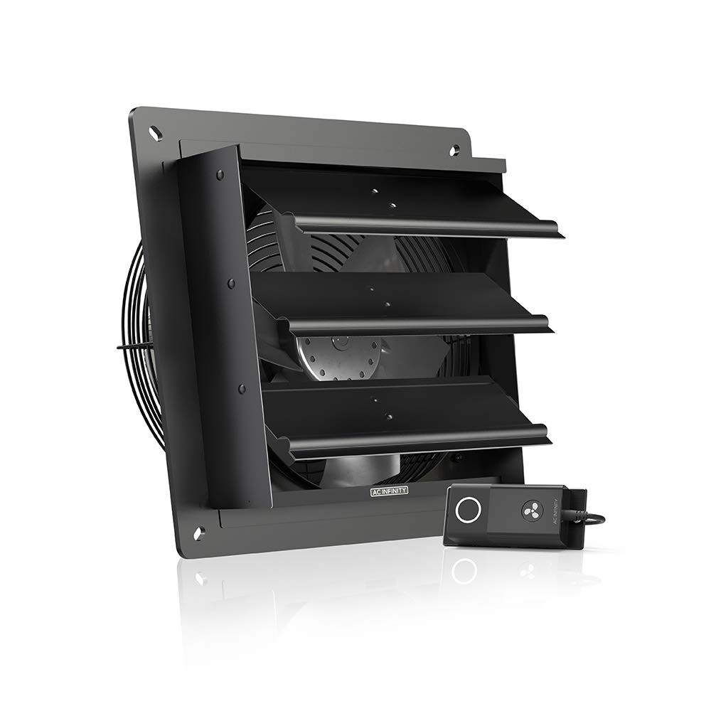 AC Infinity AIRLIFT S10, Shutter Exhaust Fan 10” with 10-Speed Controller, EC…