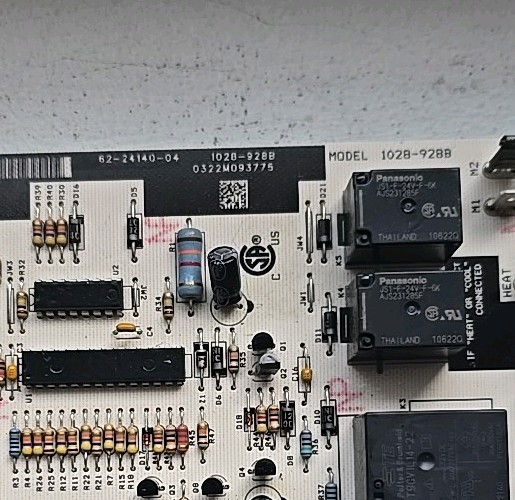 62-24140-04, 1028-83-9285A, 1028-928B OEM Control Board Rheem Furnace. Num#414