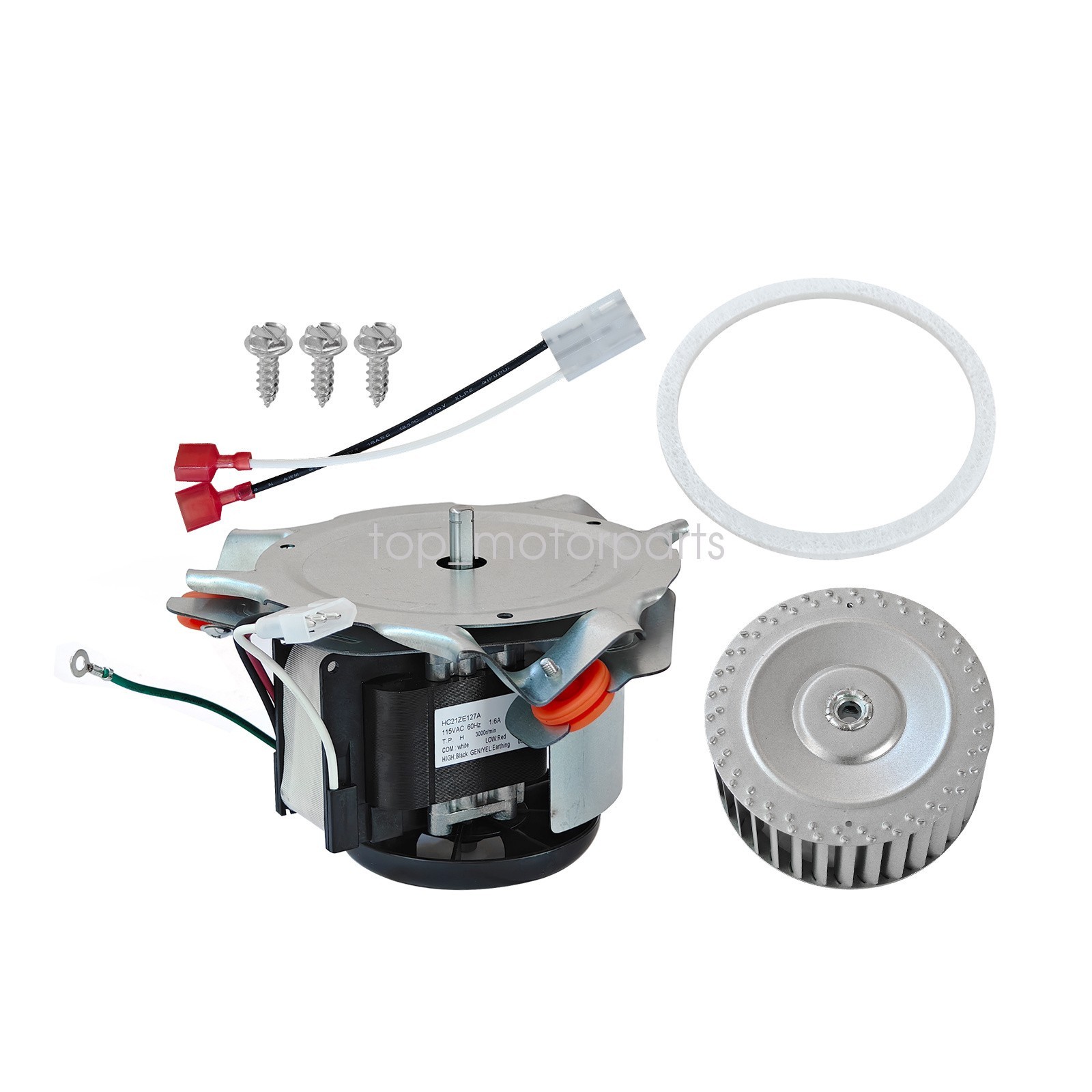 Draft Inducer Blower Fan Motor 115V Silver for Carrier Bryant Payne 326634-401
