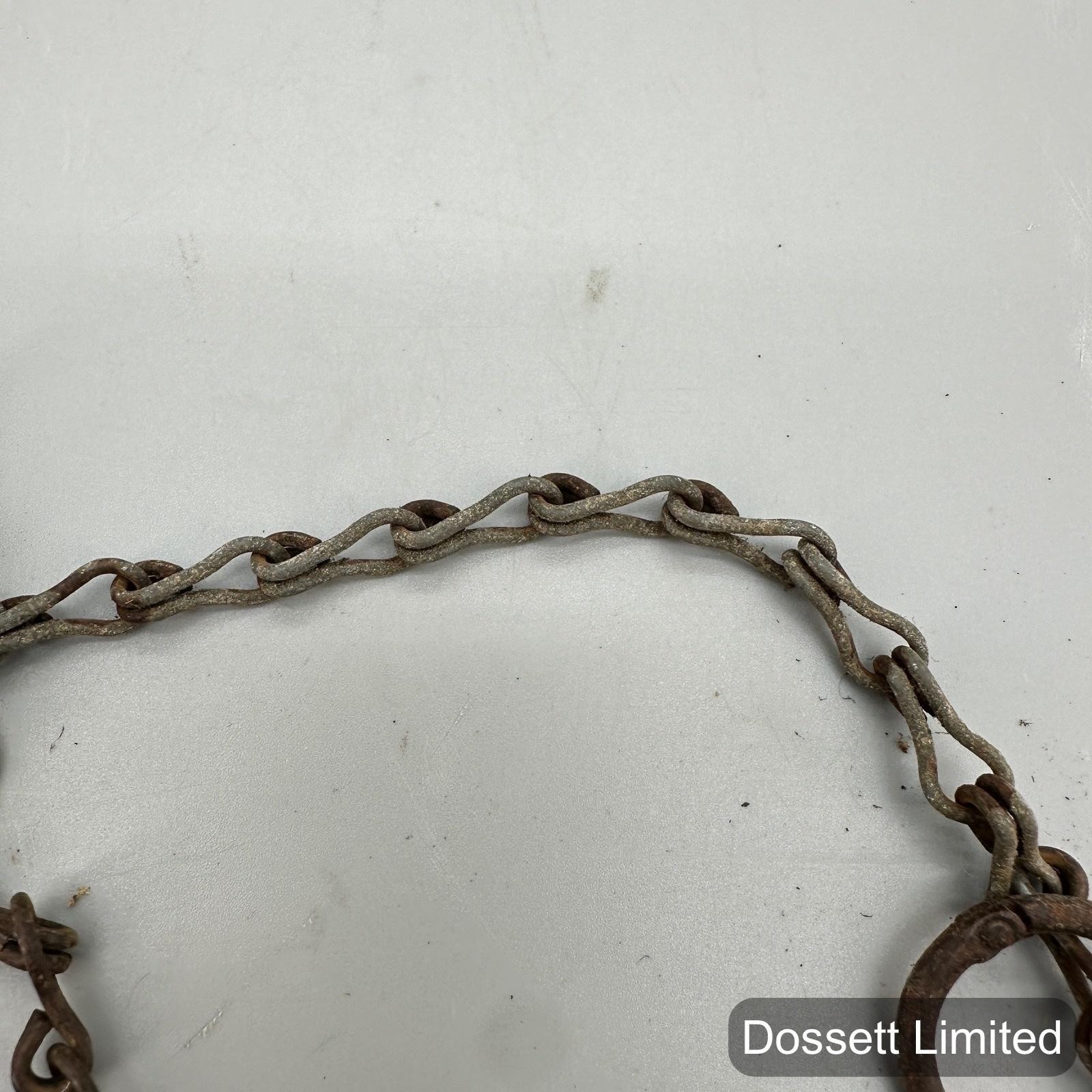 Vintage Jewel Furnace 5 In Round Cast Iron Flue Damper Chain Pull Made In USA