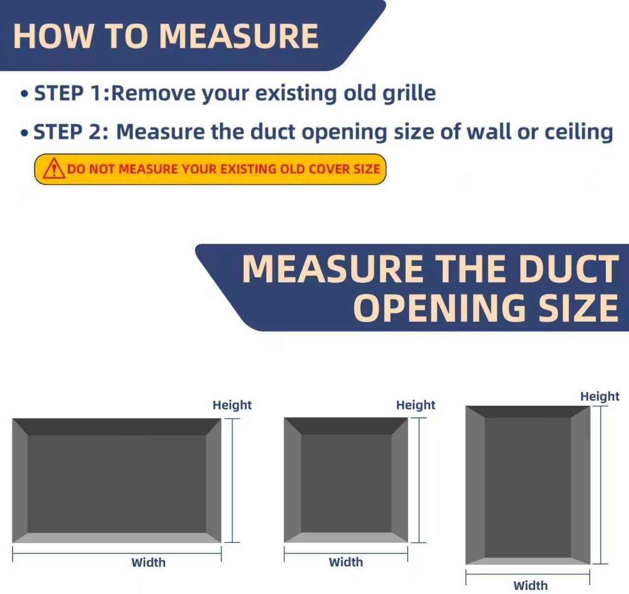 EXCELFU 24×14 Return Air Grille Duct Return Air Vent Cover