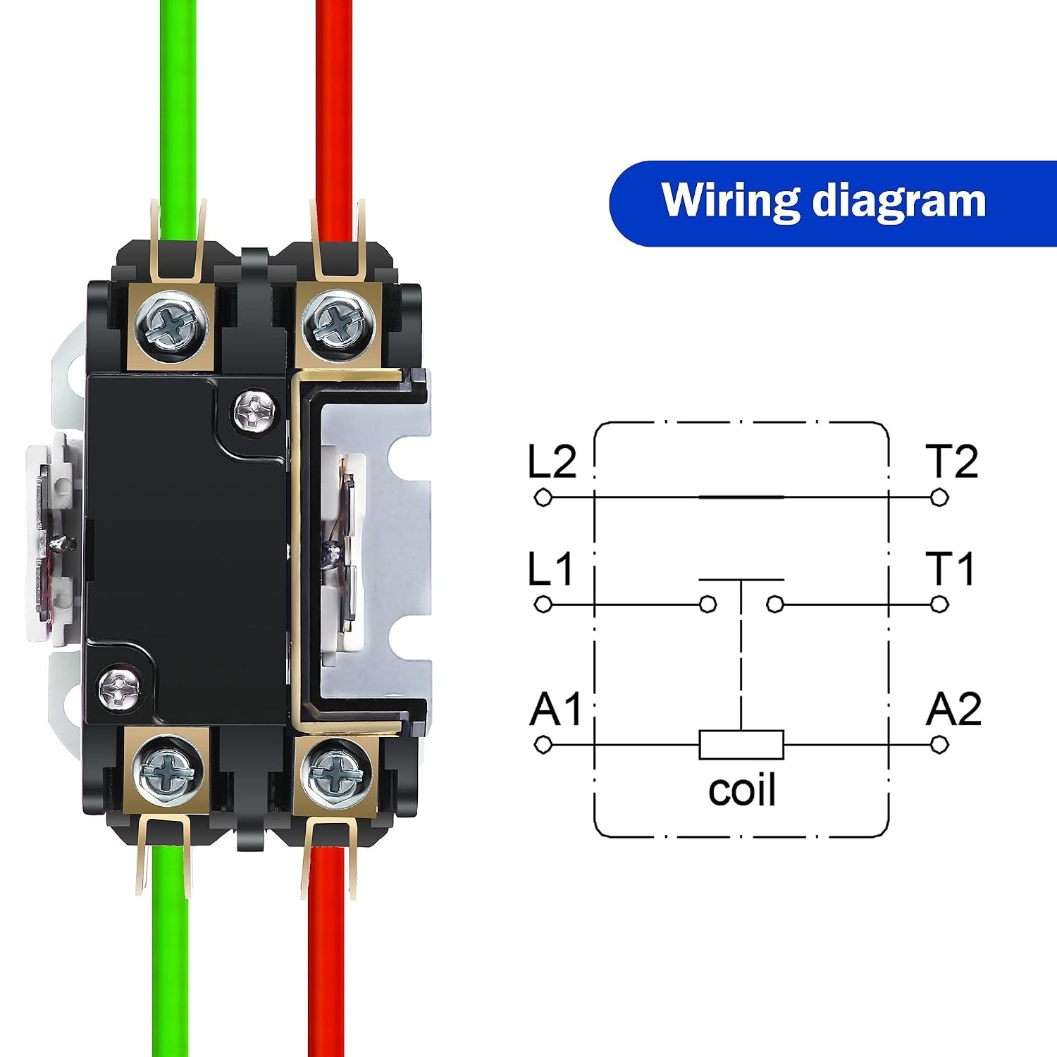 24V HVAC Motor Relay – Certified 30A Air Conditioner Replacement Part