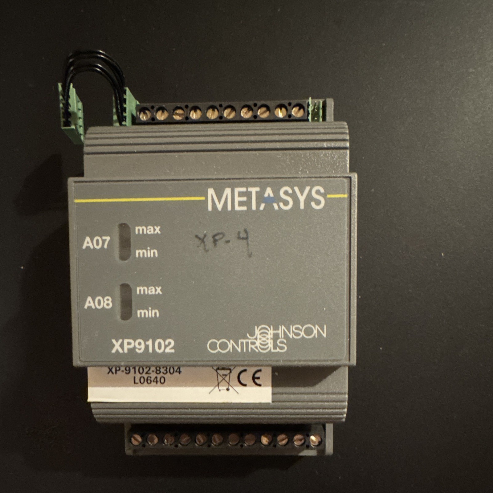 Johnson Controls Metasys XP9102 XP-9102-8304 PLC Module 24V 0.1A