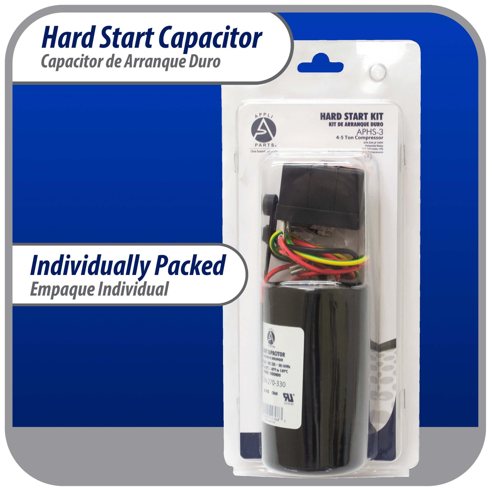 Appli Parts APHS-3 4 to 5 TON Hard Start kit 208-265 V, 1 Ph for air conditioner