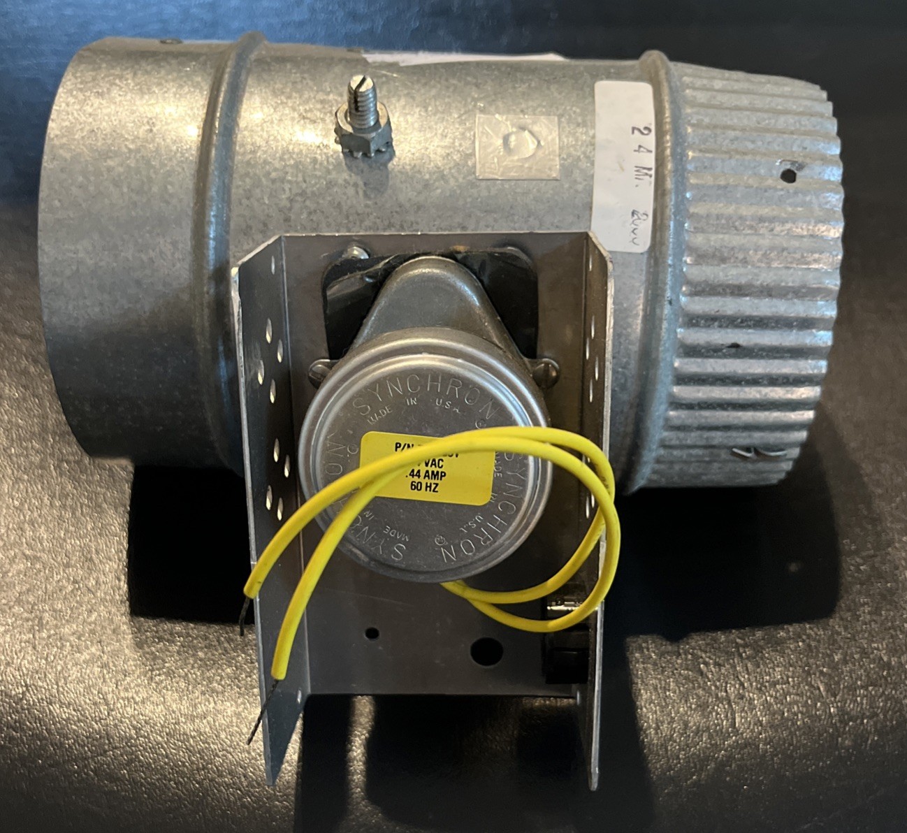 Jackson Systems 4 Inch Round Damper Valve with Synchron Actuator Made USA