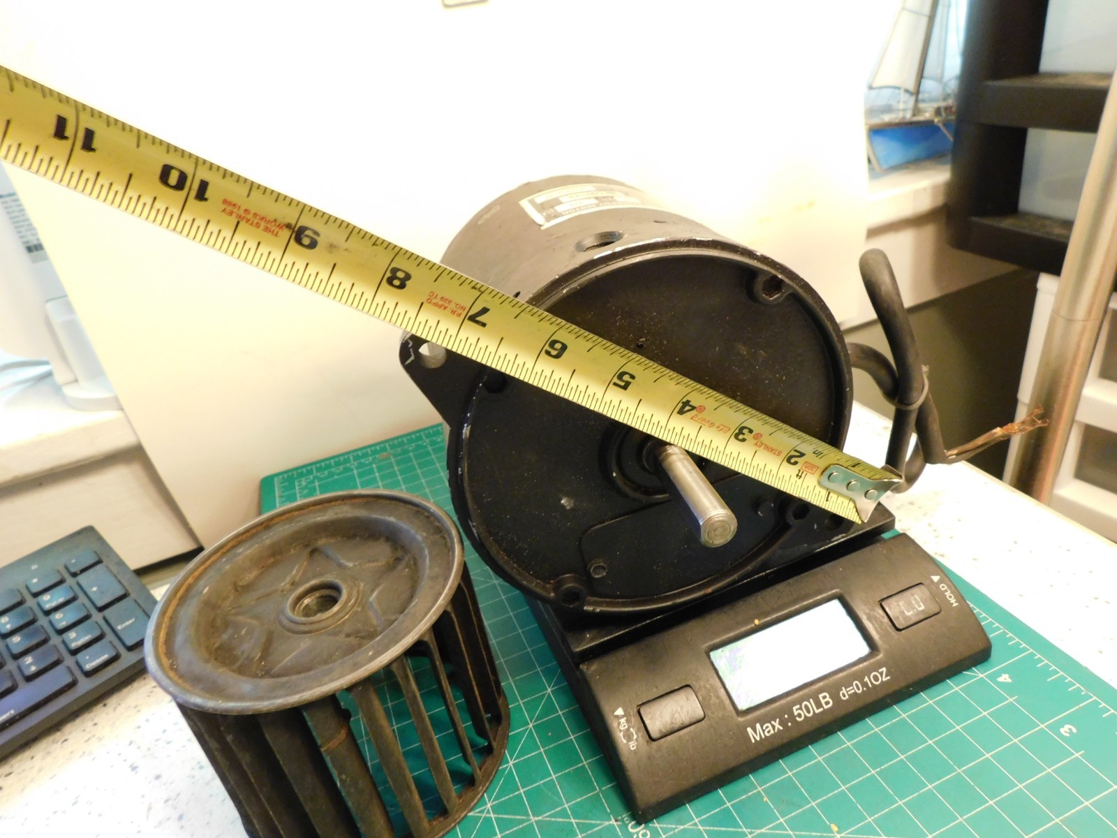Sid Harvey’s 1/7hp 115v 3450rpm #A0204A/A39-31R AC 1-Phase Motor w/Fan Tested