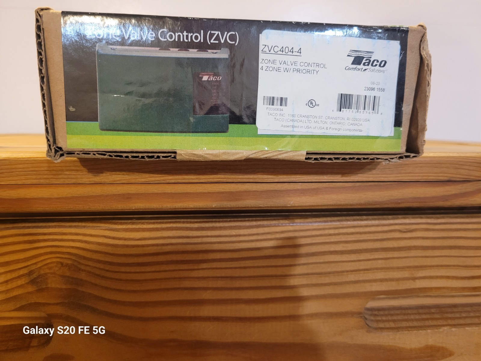 Taco ZVC404-4 Zone Valve Control with Priority – Green