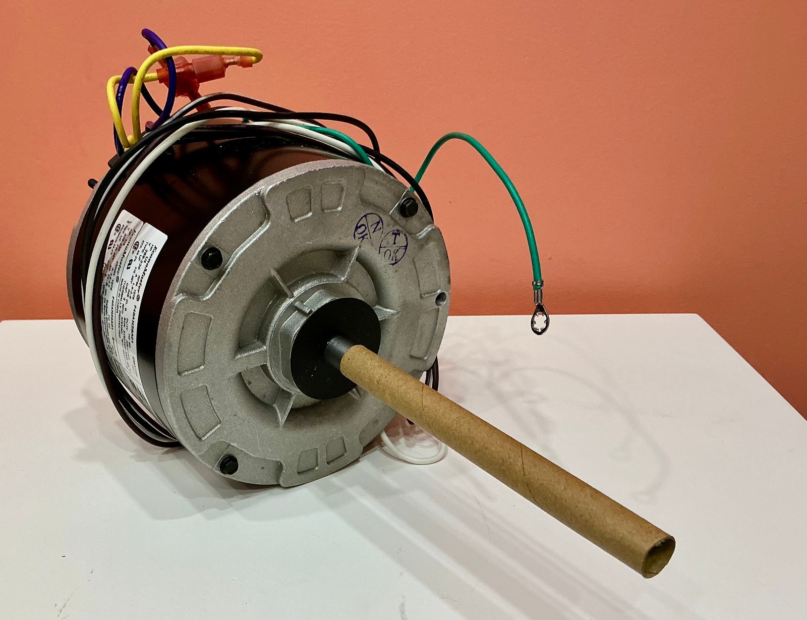 EconoMaster EM3728 Condenser Fan Motor 1/4 HP 1075 RPM 208-230V F48AH28A01 HVAC