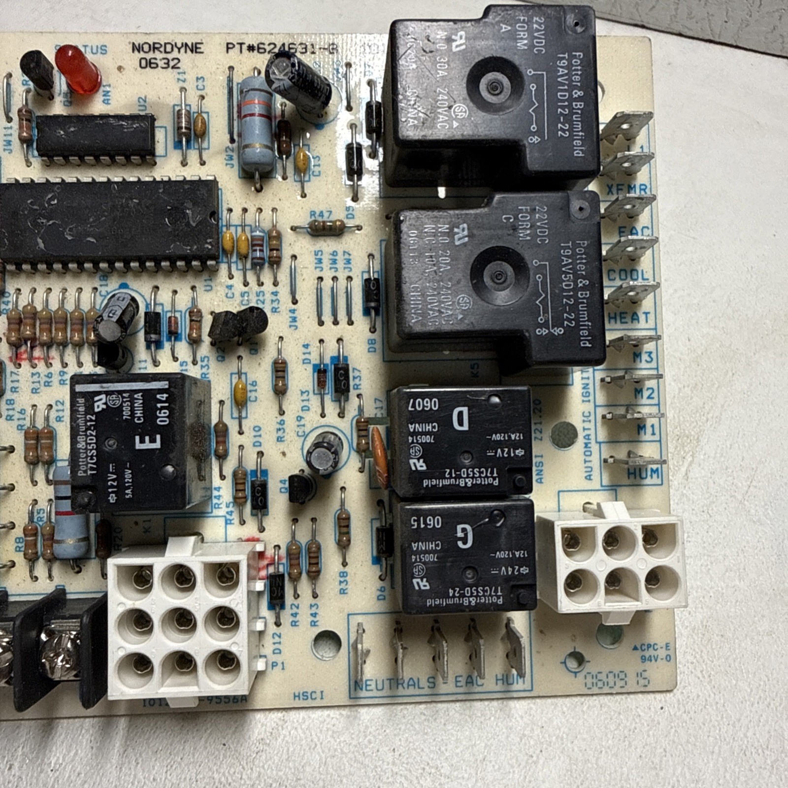 Nordyne 624631-B Furnace Control Circuit Board 1012-955A